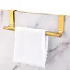 Estante de toallas de un solo poste de acero inoxidable de fábrica para spot, tipo para colgar en la parte posterior de la puerta del gabinete de la cocina, sin perforaciones, estante para paños