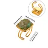 Europa y Estados Unidos transfronterizo exquisito anillo de flor con incrustaciones de circón verde para mujer 2025 nuevo anillo retro de alta calidad al por mayor