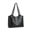 2026 nova bolsa de ombro feminina da moda retrô de alta qualidade, tendência para o dia a dia, trabalho e passeios, com padrão rachado preto