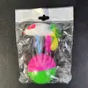 Juguete para Gatos Ratón Inestable Ratón de Peluche Palo de Juguete para Gatos con Plumas de Colores y Bolas de Sonido Incorporadas Suministros para Mascotas Gatos