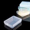 Caixa de plástico transparente direta da fábrica caixa de armazenamento transparente caixa de ferramentas caixa de armazenamento de cartão de papel pequeno