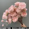 Flores Artificiales Rosas Flores de Seda para Boda Flores Falsas Decoración de Boda Materiales Florales Soporte de Piso Guía de Camino Arreglo Floral Arte de Flor de Rosa