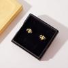 Aretes estilo INS europeo y americano estilo francés lazo vintage metal hebilla de oreja personalidad simple aretes versátiles anillo de oreja venta al por mayor