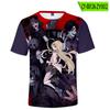 Angelsofdeath Periférico Estilo Coreano Casual 3D Camiseta de Manga Corta con Cuello Redondo para Mujer Moda al por Mayor Versátil
