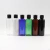 Botella de spray hombro redondo 100ml cosméticos sub-embotellados tapa de aluminio botella de aceite bomba pico de pájaro botella de presión para champú loción