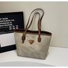 Bolso Retro Transfronterizo para Mujer, Gran Capacidad, Nuevo Estilo Otoño e Invierno 2026, Bolso de Hombro Simple y Versátil, Bolso Tote de Moda para el Trabajo
