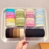 Gomas Elásticas para el Cabello de Niña, Bandas para el Cabello tipo Toalla, Cuerdas para el Cabello de Alta Elasticidad que No Dañan el Cabello, Gomas Duraderas para Cola de Caballo para Niñas, Accesorios para el Cabello