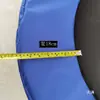 Cama Elástica para Saltar Colchoneta de Esponja Colchoneta de Algodón Borde Protector Anticolisión Almohadilla Engrosada Cubierta Circular Accesorios para Resortes