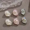 Color Agujero Recto Perlas Dispersas Tiangu Forma Especial Agujero Pasante Cola de Pez Perla de Agua Salada Imitación Pulsera de Perlas DIY Accesorios de Joyería
