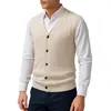 2026 Comercio Exterior Transfronterizo Moda Masculina Cuatro Estaciones Cardigan de Punto de Moda con Cuello en V Retorcido Suéter Casual Venta al por Mayor
