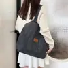 Bolsa de lona de mezclilla simple de gran capacidad, nuevo bolso de hombro casual Otoño 2026, bolso cruzado para axila para mujer