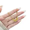 Collar de Moneda de Cinco Emperadores Triturada de Hielo Exquisito y que Atrae la Riqueza, Nunca se Desvanece, para Mujer, Diseño de Nicho con un Toque de Moda de Alta Gama