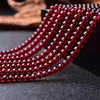 Granel Granates Imitación Natural Color Rojo Vino Redondos 4mm Granate Cuentas Sueltas Semiacabados Accesorios para Joyería Hecha a Mano DIY