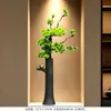 2026 Novo Vaso de Cerâmica Artístico Ornamento Sala de Estar Gabinete de TV Parede de Entrada Nicho Armário Vertical Alto Mobiliário Suave Inauguração de Casa