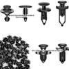 200PCs carro de fivela mista Fender corpo fixação clipe para-choques fixador rebite clipe fivela de expansão