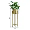Estantería de flores para sala de estar nórdica, estante de almacenamiento para balcón interior, de pie, moderna, simple, de hierro, verde, para macetas de plantas