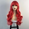 E-commerce transfronterizo multicolor rollo largo simulación cabello cobertura completa cabeza flequillo aire cabello largo fibra química mecanismo cobertura cabeza fabricantes en stock