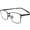 Gafas de titanio puro, monturas ultraligeras para hombre, monturas para miopía de moda, monturas planas de media montura para mujer, fabricantes con revestimiento IP