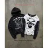 Camiseta de manga larga estilo americano transfronteriza europea y americana, top con estampado retro oscuro y2k, atuendo de moda gótica de alta costura, ins