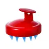 Nuevo Cepillo Champú Peine Masajeador Peine para Cabello Cuero Cabelludo Cabeza Silicona Redondo Limpieza Cuero Cabelludo Cabeza Rascador