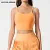 Sujetador Deportivo Cruzado para Fitness y Yoga Color Nude a Prueba de Impactos Push-Up Espalda Bonita Almohadilla Extraíble para el Pecho Tirante Camiseta Deportiva para Mujer C5238