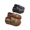 Zapatos Birkenstock de Cobertura Total con Correa de Doble Hebilla Estilo Retro Otoño 2026 Nuevo Estilo Mocasines de Suela Gruesa para Aumentar la Altura Uso Bidireccional Zapatos Individuales para Mujer