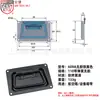 Anwang Acero Inoxidable Caja de Aire Gabinete Accesorios Manija Cubierta de Caja de Escenario Anillo Manija de Resorte Manija para Caja de Madera Manija