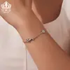 Pulseira de Cachorro Dachshund Fofo Transfronteiriça Aiful Joia Versátil Cobre Banhado a Platina Acessórios de Mão de Animal Atacado para Mulheres