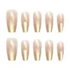 Gato Francês Dourado Olho de Gato Alta Qualidade Elegante Estilo Menina Estilo Irmã Real Clareamento Manicure Estilo Médio 30-t Manicure Usável
