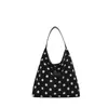 Bolso grande de ante estilo coreano con lunares para mujer, nuevo bolso de hombro tipo tote para principios de otoño 2026, bolso de viaje para madre e hija, bolso de uso diario