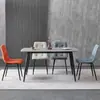 Cadeira de Jantar para Uso Doméstico, Cadeira Nórdica Moderna de Luxo Leve com Encosto, Cadeira de Jantar Casual, Cadeira Simples para Mesa de Jantar de Hotel, Cadeira para Mesa de Jantar de Casa