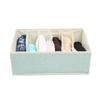 Caja de almacenamiento para calcetines y ropa interior, imitación lino, cesta de almacenamiento moderna y simple, compartimento multifuncional, caja organizadora grande, venta al por mayor de fábrica