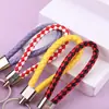 Llavero tejido a mano creativo con forma de mini bollo, colgante de juguete de moda, regalo promocional, accesorio pequeño