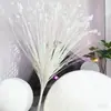 Flor de simulação de casamento flor de grama pavão arranjo de flores material de flor arranjo de auditório de casamento arte floral decoração de janela flor artificial arranjo de flor de chão guia de estrada
