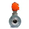 Válvula de Esfera Pneumática Flangeada Q641F-16C/F Aço Inoxidável 304 Fechamento Válvula de Esfera para Vapor de Alta Temperatura Tipo AT Válvula de Esfera Pneumática