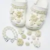Zuecos Lindos y de Moda Estilo Ins Accesorios DIY Hebillas de Zapato Desmontables Flor de Zapato de Ballet Dibujos Animados 3D Accesorios