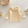 Vestido Floral para Meninas com Detalhes Esquerdo e Direito, Vestido Suspensório Bordado Tridimensional de Desenho Animado para Bebês no Outono, Vestido Infantil Estilo Coreano