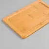 Bandeja Pequeña de Bambú para Té Seco, Accesorio para Bolsa de Viaje, Mesa de Té, Suministros de Hotel, Bandeja de Comida, Tabla Pequeña de Bambú