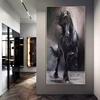 Comercio Exterior Pintura Decorativa Núcleo Arte Graffiti Caballo Pentium Impresión por Aerosol de Alta Definición Pintura sobre Lienzo Pintura Decorativa Pintura Mural