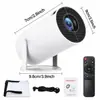Proyector Factory HY300 HD 4K para Proyección en Pared de Hogar y Dormitorio, Tiro Corto, Soporta Personalización para Comercio Exterior