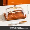 Celebridad de Internet Escandinava Cubierta de Cristal para Postre Plato para Pastel Bandeja para el Hogar Bandeja de Madera para Snacks para Pastel Bandeja de Degustación de Alta Calidad