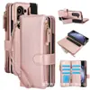 Adecuado para Samsung Z Fold8Ultra Cartera de Pulsera Portatarjetas Funda Protectora de Cuero para Teléfono Móvil Pantalla Plegable Anticaídas 7/ 40% de descuento