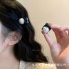 Pinza Pequeña Fresca de Perla Pinza Pequeña para Sujetar Flequillo Acabado Parte Superior Alta del Cráneo Pinza para el Cabello Pinza Lateral Simple Pinza Lateral Retro de Alta Calidad Accesorios para el Cabello