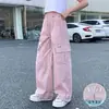 Pantalones de trabajo para niñas, nueva colección verano 2026, corte holgado y estilizado, pantalones largos casuales de secado rápido para niñas mayores