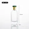 Atacado Transparente Fundo Grosso Ombro Oblíquo Frasco de Perfume Vidro Sub-Frasco Baioneta Pressão Spray Frasco de Perfume de Vidro Sofisticado