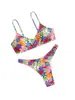 2027 Novo Biquíni Europeu e Americano Roupa de Banho Transfronteiriça Amazon Sexy Estampado Costas Nuas Biquíni de Praia