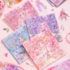 Libro de Pegatinas Nuevo Juego de Disfraces Xinmo Girl de Lingmo Supply Chain, Pegatinas Energéticas de Maquillaje de Princesa, Colección Brillante