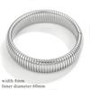 Anillo de Moda para Mujer Estilo Europeo y Americano Acero de Titanio Exagerado Hueso de Serpiente Pulsera Elástica Multi-Anillo Elegante Personalizado Serpiente Pulsera Impermeable