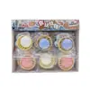 Juguete colorido para aliviar el estrés con forma de flor de bollo al vapor, modelo realista de comida, lindo adorno de mini bollo al vapor