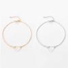 Pulsera de amor simple de personalidad de moda nueva transfronteriza de comercio exterior europea y americana pulsera en forma de corazón joyería de mano fresca simple